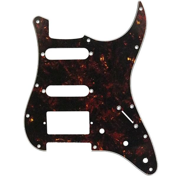 SCUD SC-BKT4P-3 ストラトキャスター用ピックガード SSH 黒べっ甲柄4P