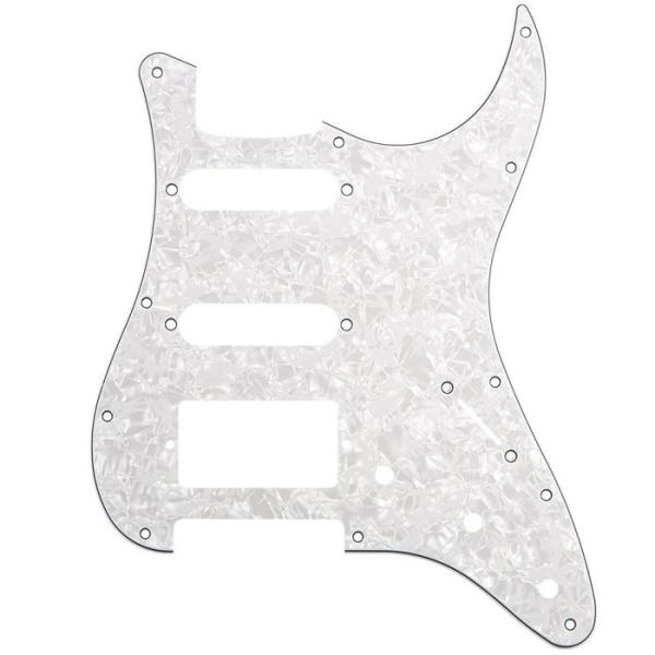 SCUD SC-P3P-3 ストラトキャスター用ピックガード SSH ホワイトパール3P