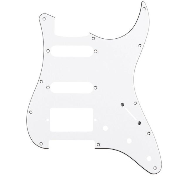 SCUD SC-W3P-3 ストラトキャスター用ピックガード SSH ホワイト3P
