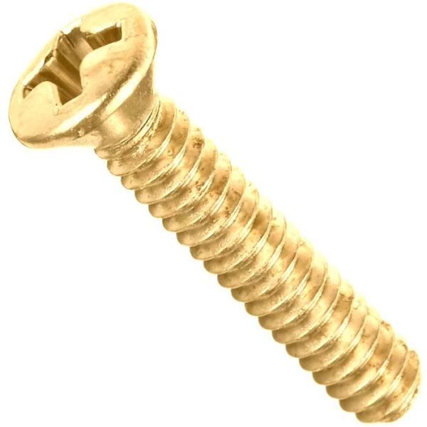 SCUD W-SPOG シングルコイル用ピックアップビス オーバルヘッド インチ ゴールド