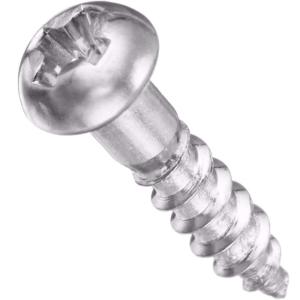 SCUD ロトマチックタイプペグ用ビス ラウンドヘッド ミリ クローム WS-02CH