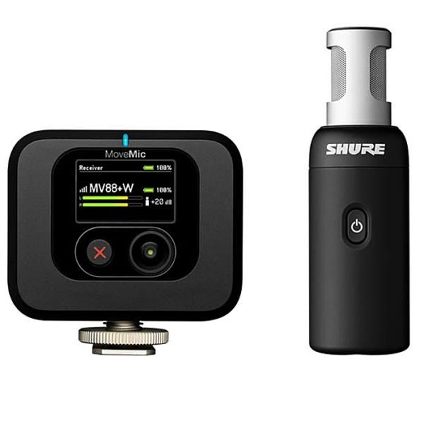 Shure MV88+W-KIT-J-Z6 シュア ワイヤレス ステレオ コンデンサーマイクロホン ...