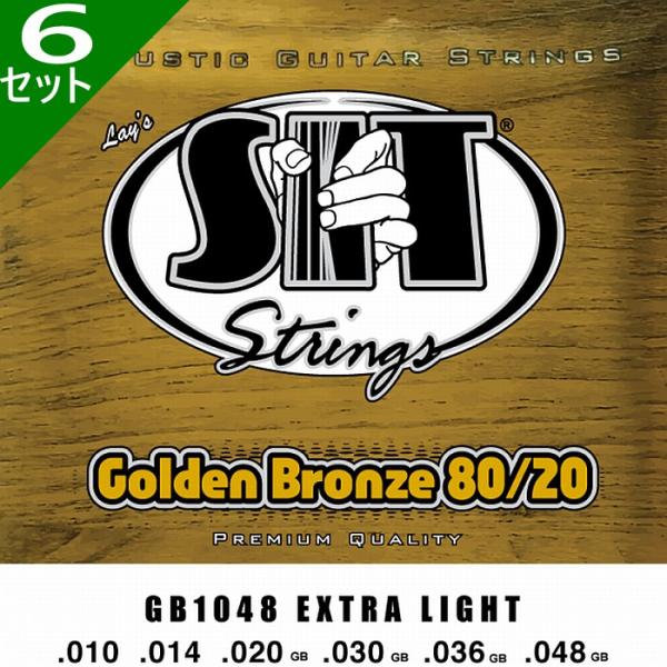 6セット SIT GB1048 Golden Bronze Extra Light 010-048 ...