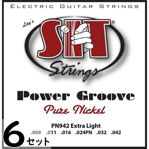 6セット SIT PN942 Power Groove Extra Light 009-042 エス...