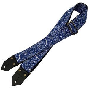 Spice Note Strap "Paisley" Blue White ES-PP50PSY/BLW スパイスノート ギターストラップ｜dt-g-s