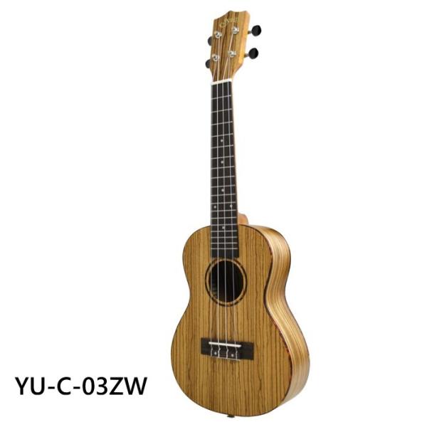 S.Yairi YU-C-03ZW Concert Ukulele Zebrawood Sヤイリ コ...