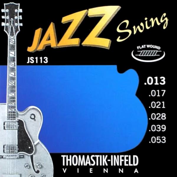 Thomastik-Infeld JS113 JAZZ SWING Flat Wound 013-0...