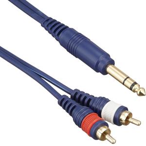 TRUE DYNA Audio Line Cable 1m/2m/3m/5m/7m トゥルーダイナ オーディオケーブル Phone - RCA x2｜dt-g-s
