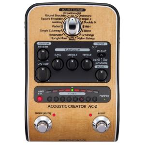 Zoom AC-2 Acoustic Creator ズーム アコースティックギター用 プリアンプ｜dt-g-s