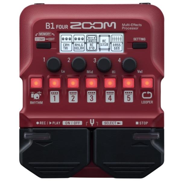 Zoom B1 FOUR Bass Multi-Effects Processor ズーム ベース用...