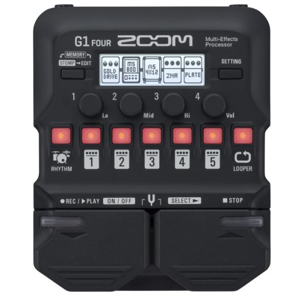 Zoom G1 FOUR Guitar Multi Effects Processor ズーム マル...