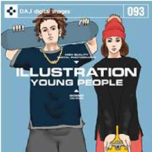 特価 DAJ 093 ILLUSTRATION YOUNG PEOPLE｜dtp