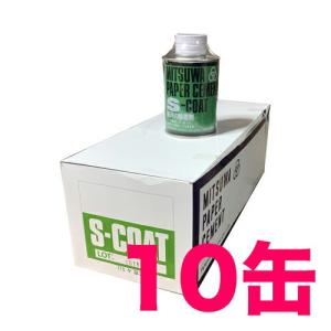 MITSUWA ミツワ ペーパーセメント Sコート 片面塗り 丸缶 250ml 10缶梱包 福岡工業 MITSUWA 緑缶 ゴムのり ゴム糊 ソルベント 接着 接着剤｜dtp