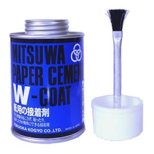MITSUWA（ミツワ）ペーパーセメント（両面塗り）丸缶（250ml）