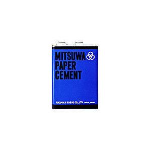 MITSUWA（ミツワ）ペーパーセメント（両面塗り）4L（3800ml）