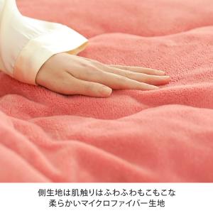 ひな暖ぬくぬくセット(毛布+敷きパッド) ダブ...の詳細画像4