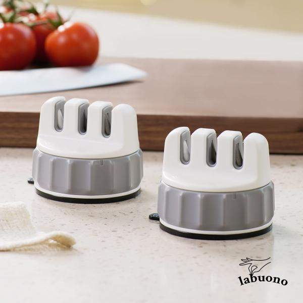 ラボーノ シャープバディ ダブルセット     包丁研ぎ 研ぎ器 シャープナー 砥石 簡単 包丁 ハ...