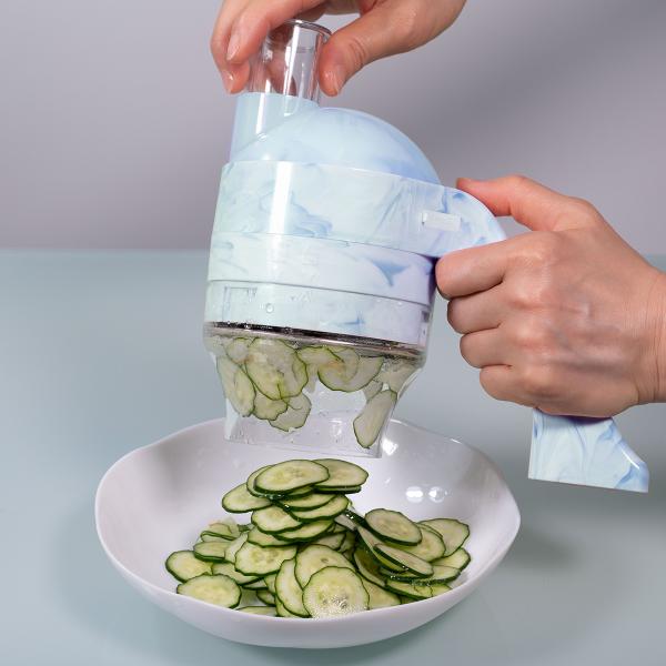 スラスラ スライサー     スライサー フードスライサー スライス 細切り 薄切り こねる 回転式...