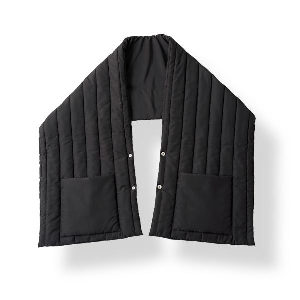 暖かパディングベストストール     ストール オシャレ ベスト風 暖かい ベストストール おしゃれ