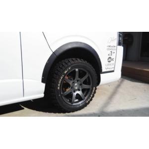 ハイエース200系 フレックス オーバーフェンダー6mm ハイエース200系 フレックス オーバーフェンダー6mm ハイエース200系