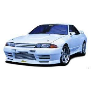 GP SPORTS Chokets スカイライン GT-R BNR32 フロントバンパースポイラー＆...