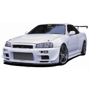 GP SPORTS Chokets スカイライン GT-R BNR34 フロントバンパースポイラー