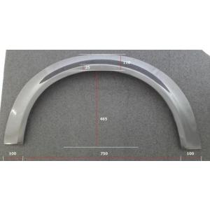 Battle Works Sサイズ エアロパーツ 左右2枚セット ビス止め汎用オーバーフェンダー左右2枚入 Lサイズ Battle Works