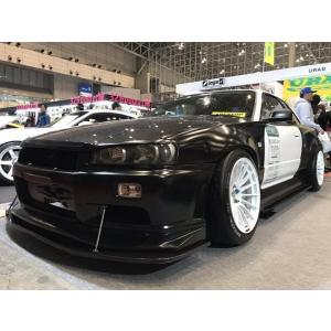 ER34 スカイライン 2D URAS ユーラス リアバンパー パール S545 ユーラス URAS スカイライン 2ドア ER34 TYPE-RR(ダブルアール) リア