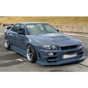 ユーラス URAS スカイライン 4ドア ER34 超スーパー幅広ワイドエアロボディキット For-...