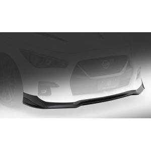 V37 スカイライン 400R カーボン フロントスポーラー クリア塗装仕上げ