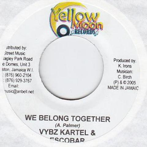 ジャマイカ7” Vybz Kartel, Escobar / Action  We Belong T...