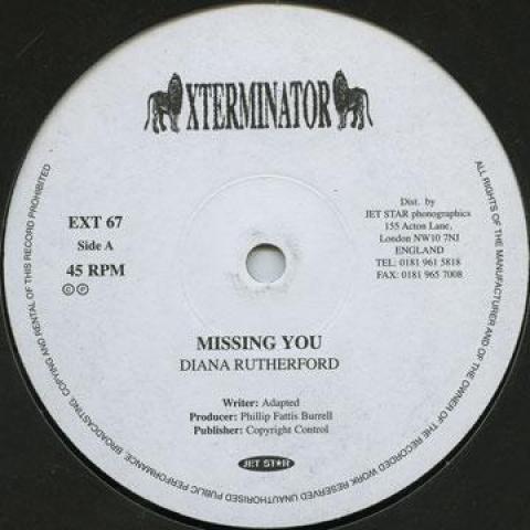 英12” Diana Rutherford Missing You / Instrumental E...