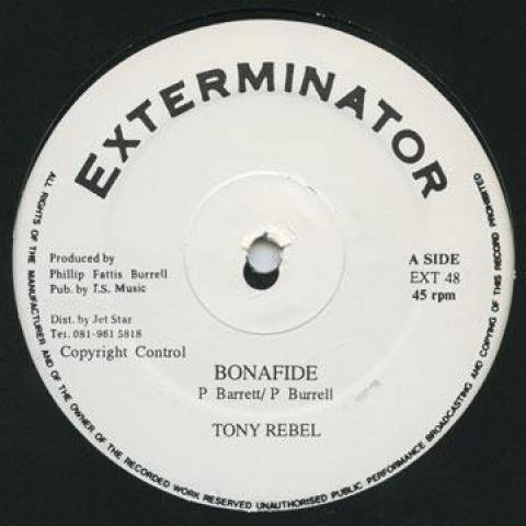 英12” Tony Rebel / Nadine Sutherland Bonafide / Qui...