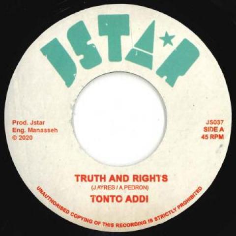 英7” Tonto Addi Truth And Rights / Manasseh Dub JS0...