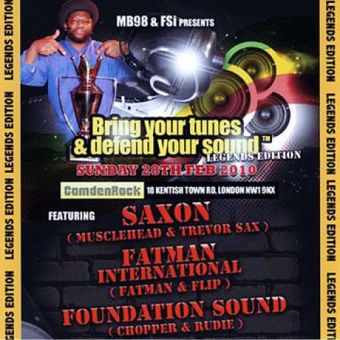 MIX CD Saxon, Fat Man, Foundation Sou Bring Your T...