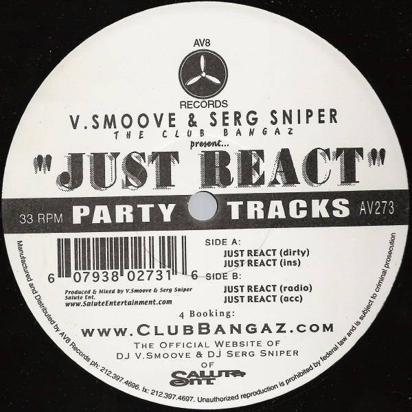 米12" V. Smoove &amp; Serg Sniper Just React AV273 AV8 ...