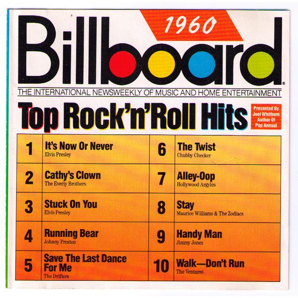 CD Various Billboard Top Hits: 1960 R270621 Rhino ...
