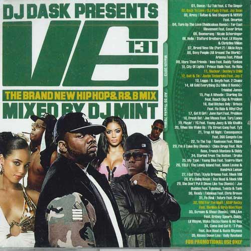 MIX CD Dj Dask Dj Dask Presents Ve131 Brandnew Hip...
