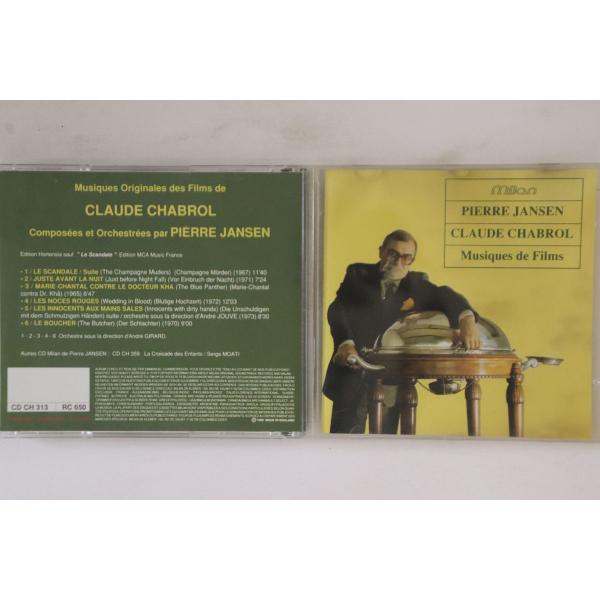 スイスCD Pierre Jansen Musiques De Film Claude Chabro...