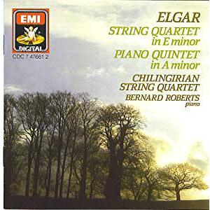 CD Sir Edward Elgar, Chilingirian String Quartet in E minor, Op. 83, Quintet in A min CDC7476612 EMI /00110
