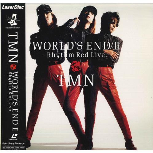 LASERDISC TM NETWORK Rhythm Red Live Worlds End II...
