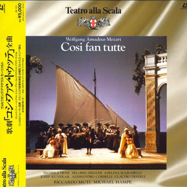 2xLASERDISC リッカルド・ムーティ, ミラノ・ モーツァルト歌劇 コシ・ファン・トゥッテ全...