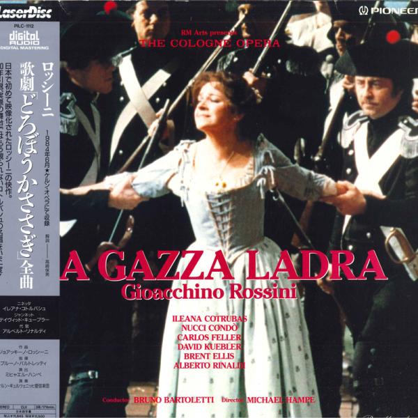 LASERDISC バルトレッティ ロッシーニ 歌劇「どろぼうかささぎ」全曲 PILC1112 RM...