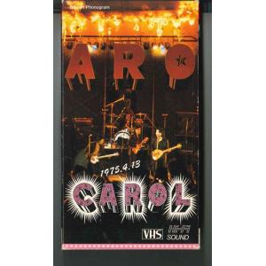 VHS Carol 燃えつきる キャロル ラストライブ PV781 NIPPON PHONOGRAM /00300