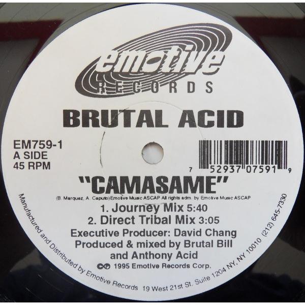米12" Brutal Acid Camasame EM7591 Emotive Records /...