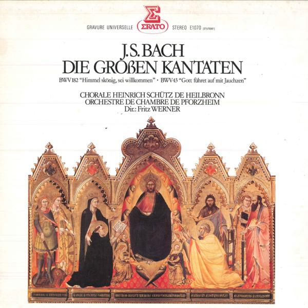 LP フリッツ・ヴェルナー, ハイルブロン・ハインリヒ・シュッツ合唱団, プフォルツハイム室内管弦楽...