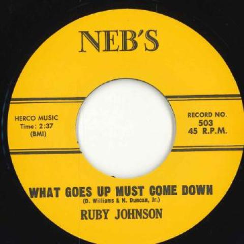 米7” Ruby Johnson What Goes Up Must Come Down / I W...