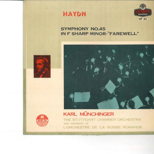 10" Karl Munchinger, Stuttgart Chamber Orchestra H...