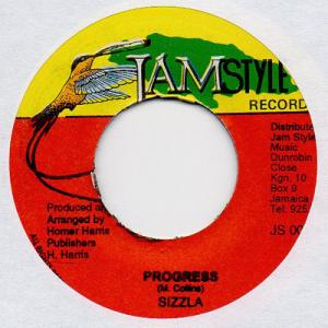 ジャマイカ7" Sizzla Progress JS0010 Jamstyle Records /0...