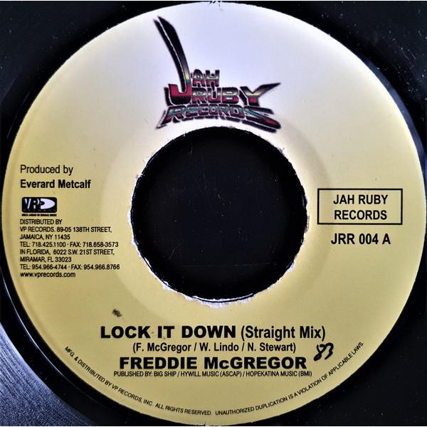 ジャマイカ7" Freddie McGregor Lock It Down JRR004 Jah R...